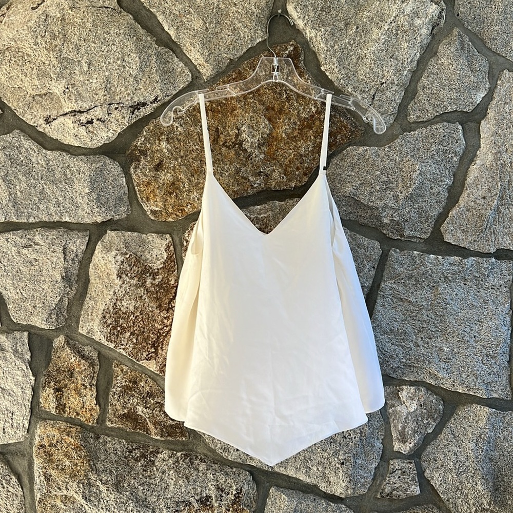 Alice + Olivia Emmiline Silk V Neck Camisole